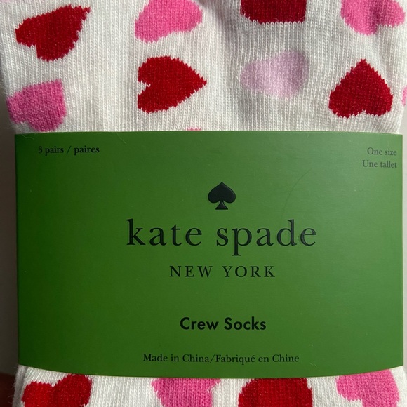 Kate Spade Valentine Socks | 3 Pack - Picture 4 of 9